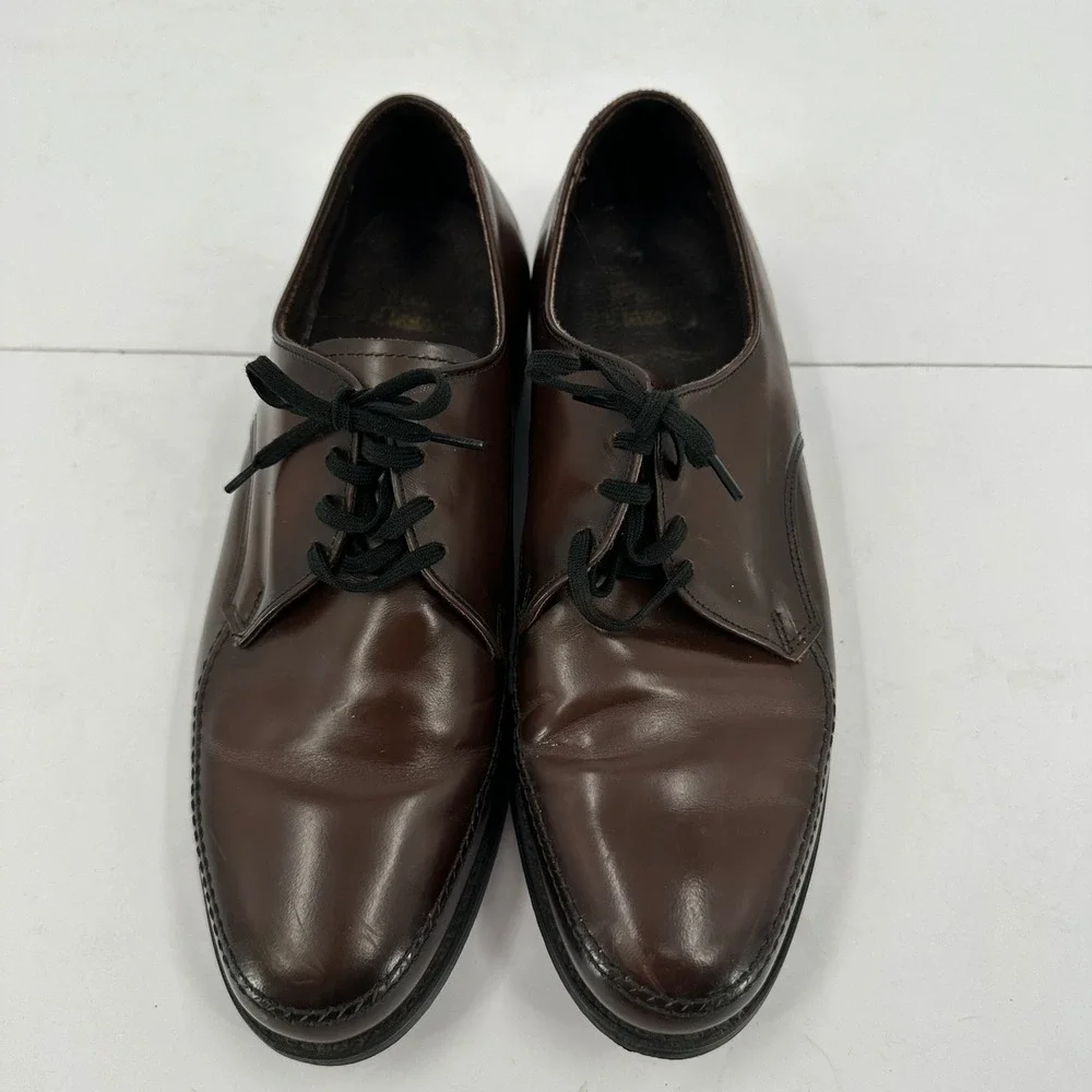 Goodyear Mens Brown Leather Oxford Dress Shoes Lace Up Formal Work Size 8.5 E‎
